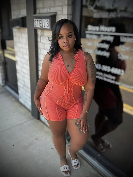 Orange romper