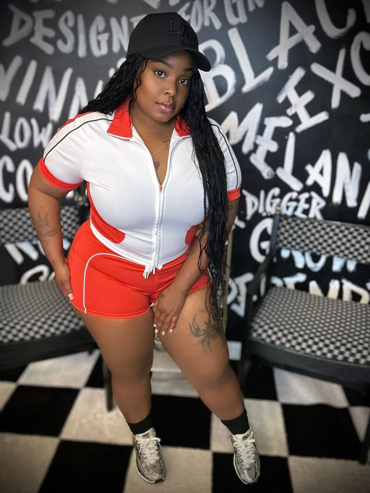 Sporty red set