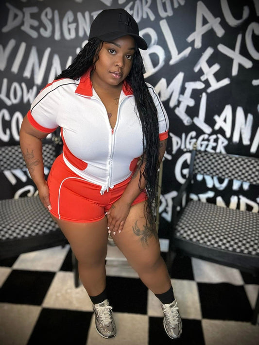 Sporty red set