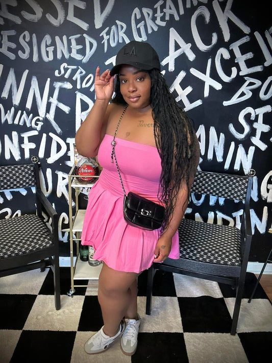 Tennis dress pink