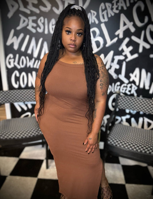 Brown Maxi dress