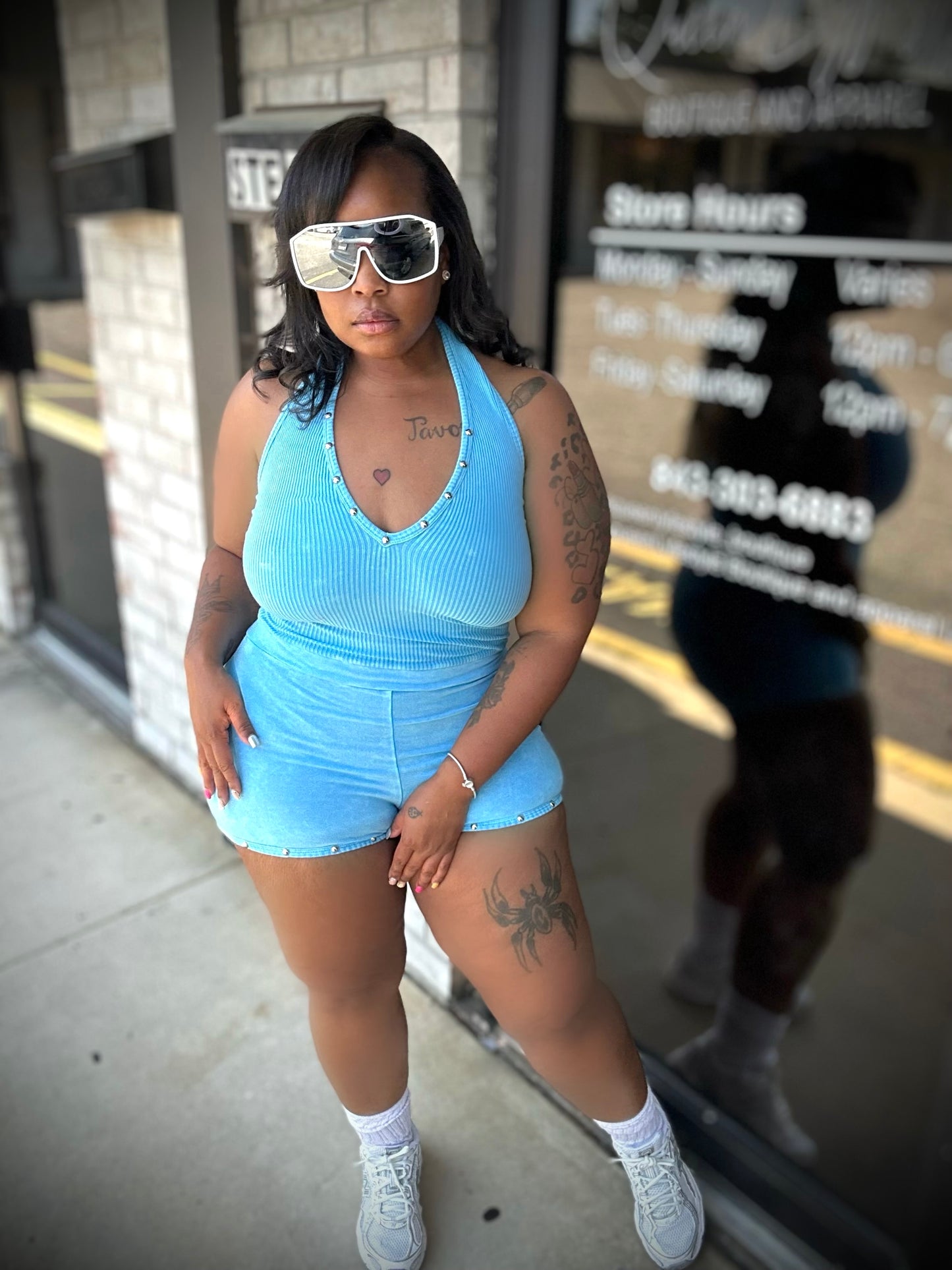 Sky romper